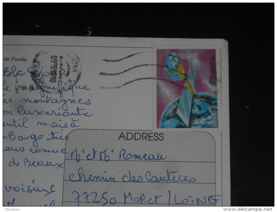 LETTRE CUBA AVEC YT 2846 - ASTRONAUTIQUE - SATELLITE SOVIETIQUE - CPM LA HAVANE - - Briefe U. Dokumente