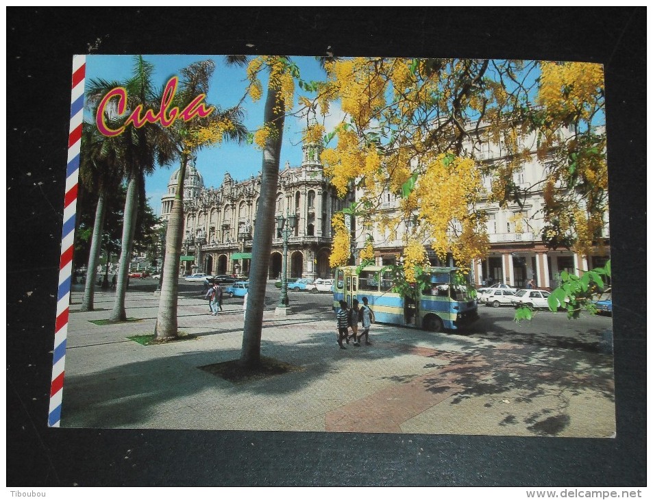 LETTRE CUBA CARTE ENTIER POSTAL - CAPITOLE DE LA HAVANE - CPM PARC CENTRAL - - Briefe U. Dokumente