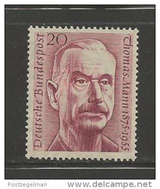 GERMANY, 1956, Unused, Hinged Stamp(s), Thomas Mann ,nr(s) 237, #12902 - Unused Stamps