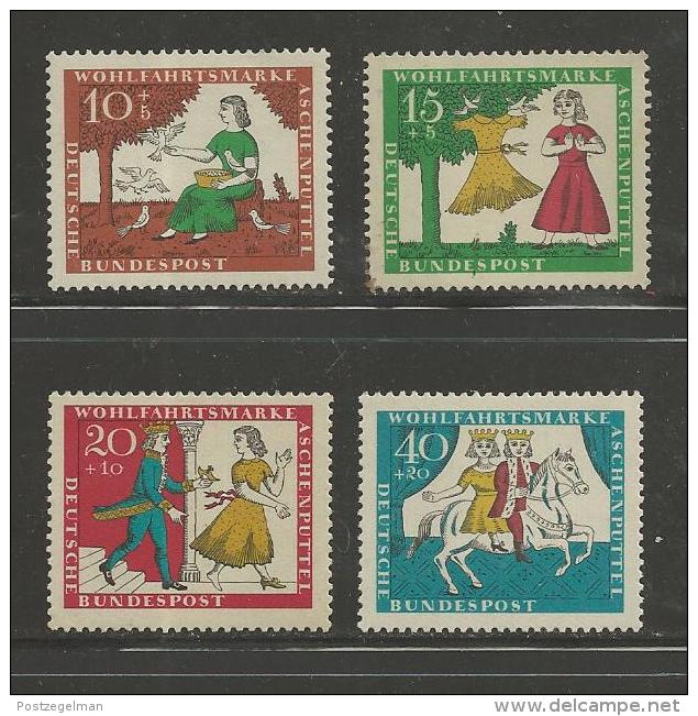 GERMANY, 1966,  Mint Never Hinged Stamp(s), Youth,   Nr(s) 523-526,   #12921 - Unused Stamps