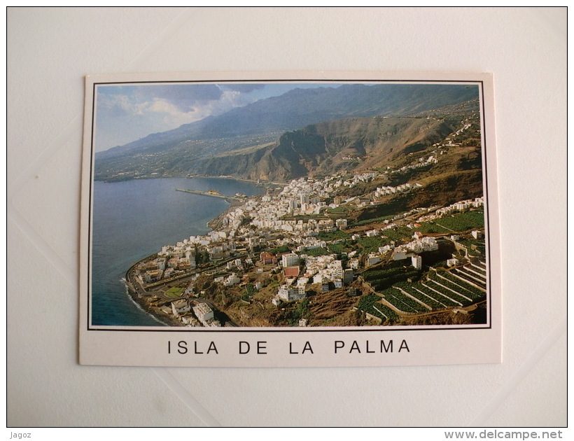 Postcard Postal Isla De La Palma Santa Cruz De La Palma Vista Aérea - La Palma