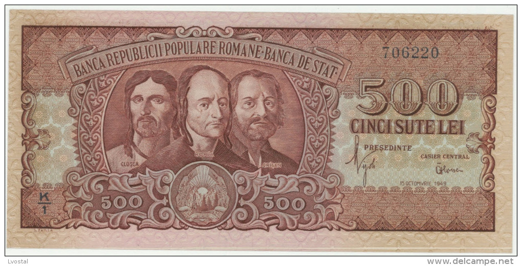 Romania 500 Lei 15.10.1949 Pick 86a UNC - Romania