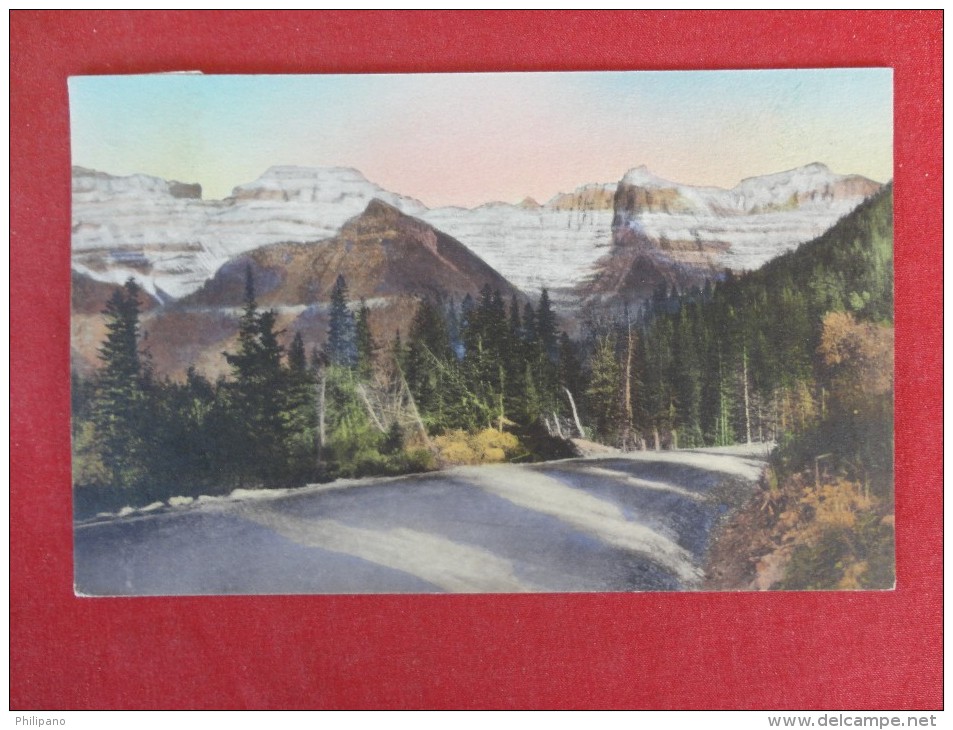USA National Parks--Glacier National Park  Hand Colored 1938 Cancel    Ref 1286 - USA National Parks