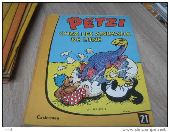 Ancien Petzi : 21 Petzi Chez Les Animaux De Lune - Petzi