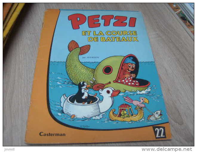 Ancien Petzi : 22 Petzi Et La Course De Bateaux - Petzi