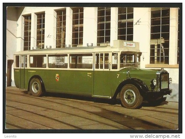 SAURER Stadt-Omnibus Bern SOB Im Hof Des Tramdepots Eigerplatz 1976 - Bus & Autocars