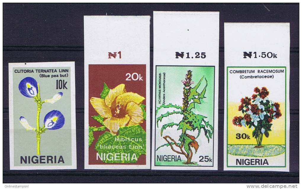 Nigeria, 1987, Mi 503-506  MNH, Imperforated, - Nigeria (1961-...)