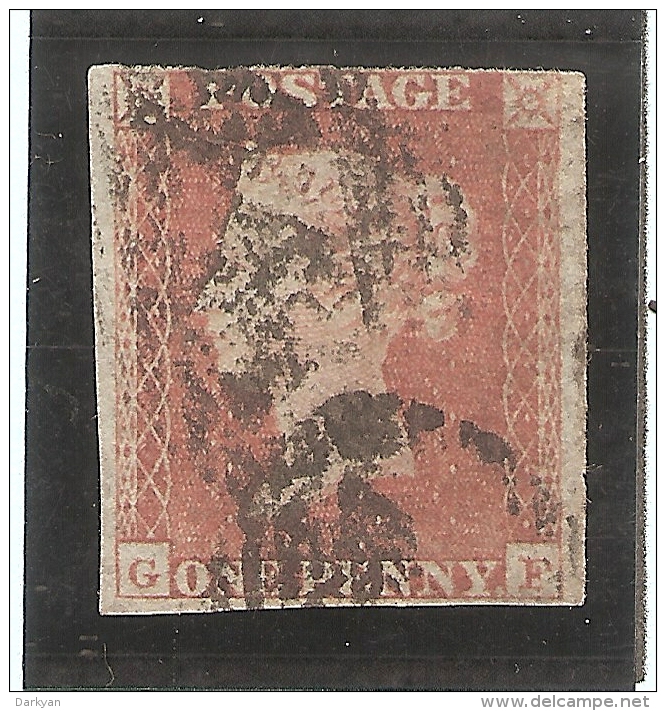 Grande-Bretagne (GB) Victoria 1841 - Penny Rouge Planche 162 GF - Used Stamps