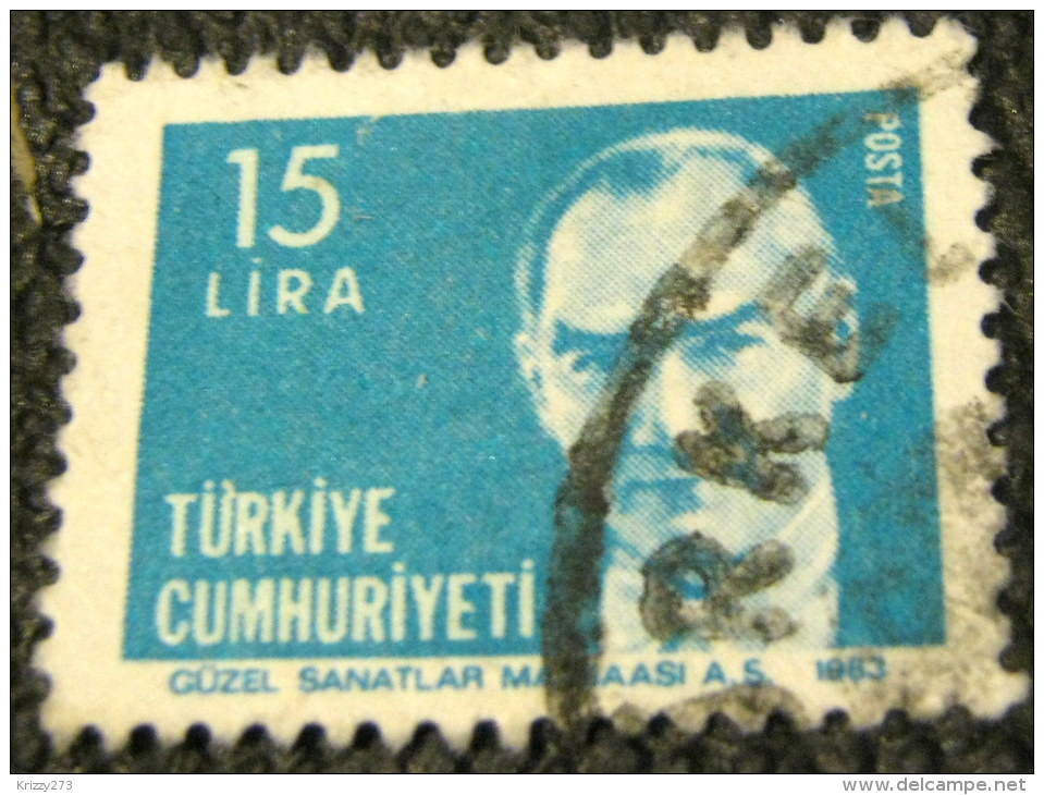 Turkey 1983 Kemal Ataturk 15l - Used - Used Stamps
