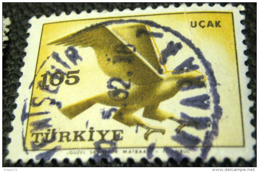 Turkey 1959 Bird Of Prey 105k - Used - Oblitérés