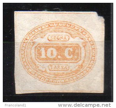 1863 Regno Segnatasse N. 1 Senza Gomma (*) Bello - Taxe