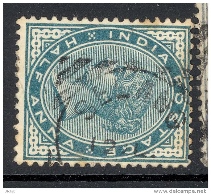 INDIA, Squared Circle Postmark &acute;SELANG UTTARAKHAND&acute; On Q Victoria Stamp - 1858-79 Crown Colony