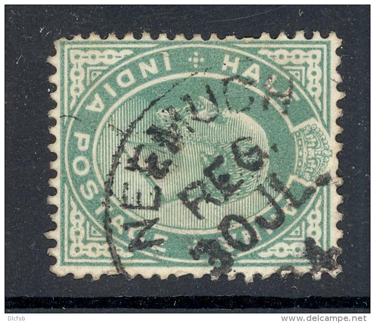 INDIA, Postmark &acute;NEEMUCH&acute; On Edward VII Stamp - 1858-79 Kronenkolonie