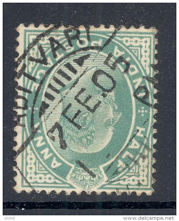 INDIA, Postmark &acute;ADITVARI&acute; On Edward VII Stamp - 1858-79 Compañia Británica Y Gobierno De La Reina