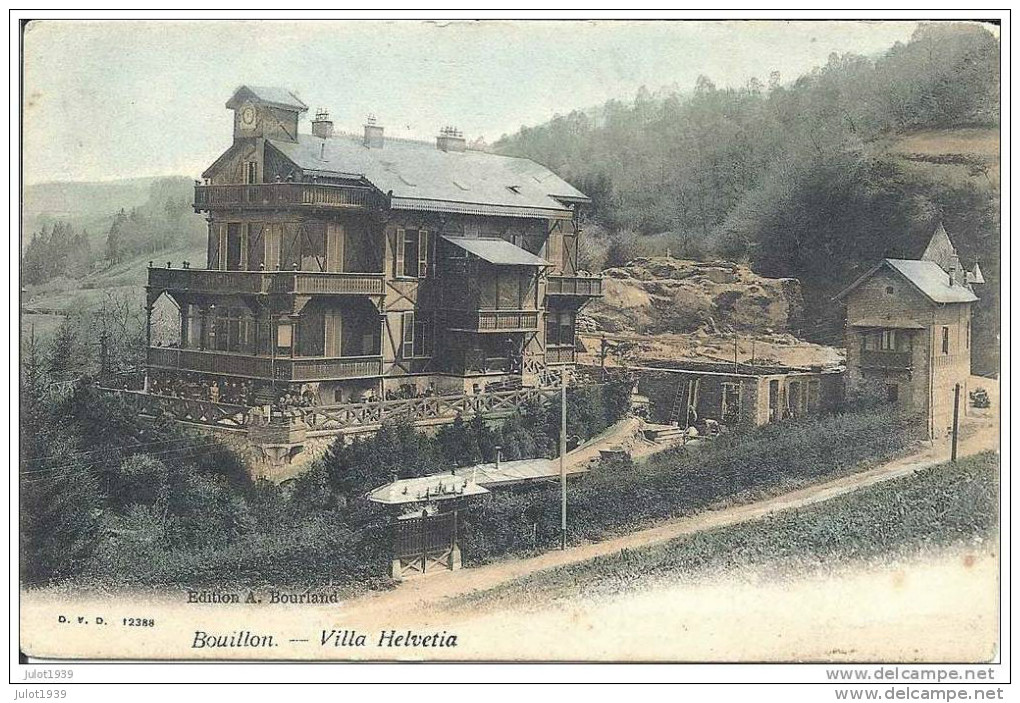 BOUILLON ..-- Pensionnat  Sainte - Chrétienne . Villa Helvétia . Construction . - Bouillon