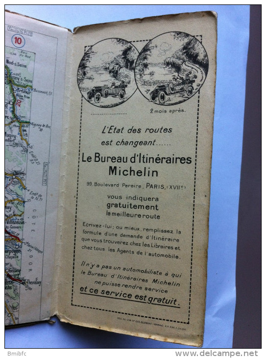Carte Michelin N° 20              Gien-Auxerre - Callejero