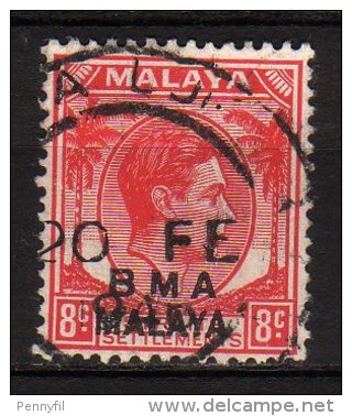 BMA MALAYA - 1945 YT 6 USED - Malaya (British Military Administration)