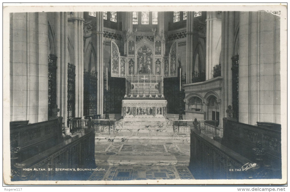 High Altar, St. Stephen´s, Bournemouth - Bournemouth (avant 1972)