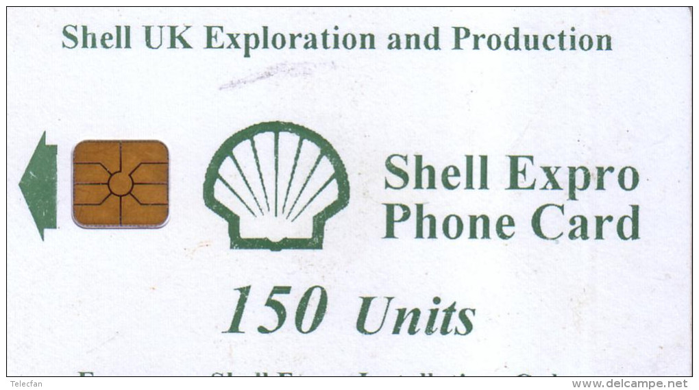 GB UK PLATEFORME PETROL PETROLE SHELL EXPRO 150U UT SUPERBE - Petróleo