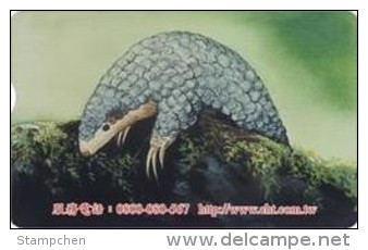 Taiwan Telephone IC Card IC05C043 Pangolin Animal Nature - Taiwan (Formosa)