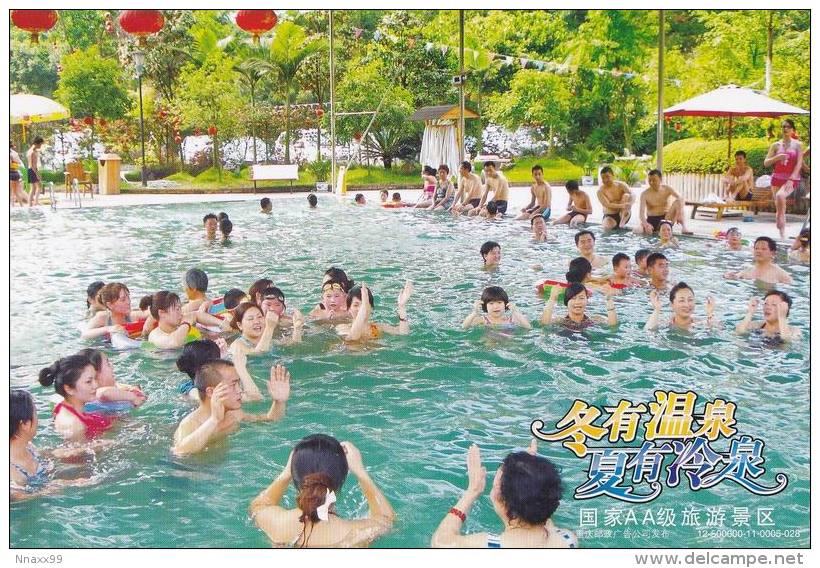 China - Fuling Shaxi Hot Spring, Chongqing City, Prepaid Card & Ticket - Hotels- Horeca