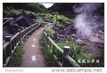 Taiwan Telephone IC Card IC08C018 Hot Spring Park Scenery - Taiwan (Formosa)