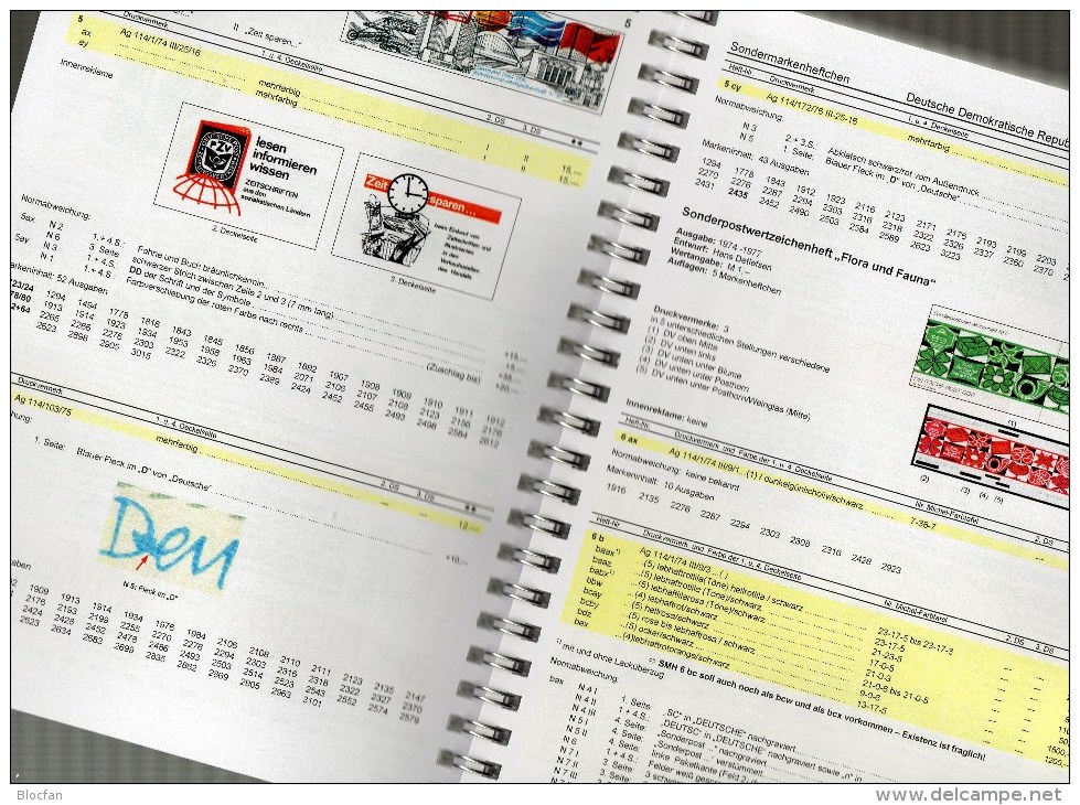 RICHTER 2014 DDR Katalog Teil 2+3 Markenheftchen/SMH new 50€ Heftchen Abarten booklet+error special catalogue of Germany