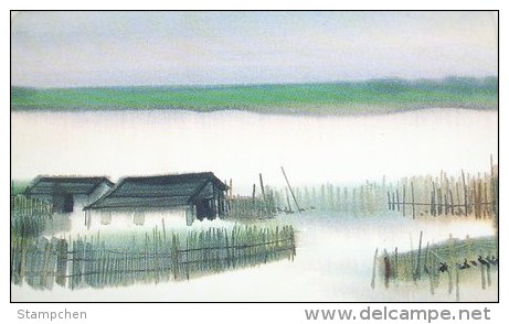 Taiwan Telephone IC Card IC00C030 Painting Rural Residence Culture - Taiwan (Formosa)