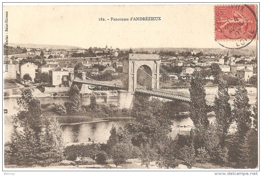 Dépt 42 - ANDRÉZIEUX-BOUTHÉON - Panorama D'Andrézieux - Andrézieux-Bouthéon