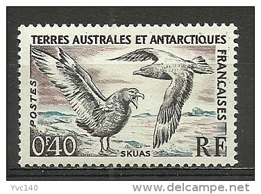 French Southern And Antarctic Territories; 1959 Birds "Skua" - Marine Web-footed Birds