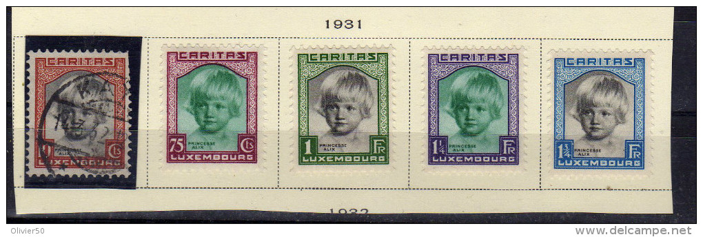 Luxembourg (1931)  - "Caritas" Neufs* - Andere & Zonder Classificatie