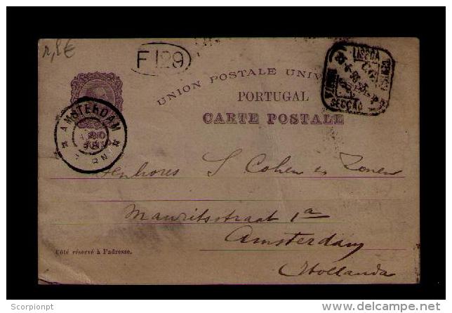 PORTUGAL INDIA F129 Postal Stationery 1898 CASTELO DA PENA Cintra Castles Châteaux Monuments 25 De Abril 1898 Sp2946 - Covers & Documents