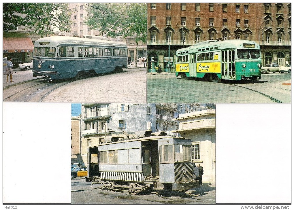 ESPAGNE : BARCELONE TRAMWAY  Années 60-70 - LOT De 6 CPM Détails Sur Le 2ème Scan - Tram