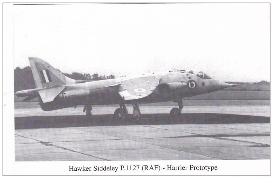 Hawker Siddeley P 1127 First Flight 31st August 1966 Aircraft Postcard (AM2103) - 1946-....: Ere Moderne