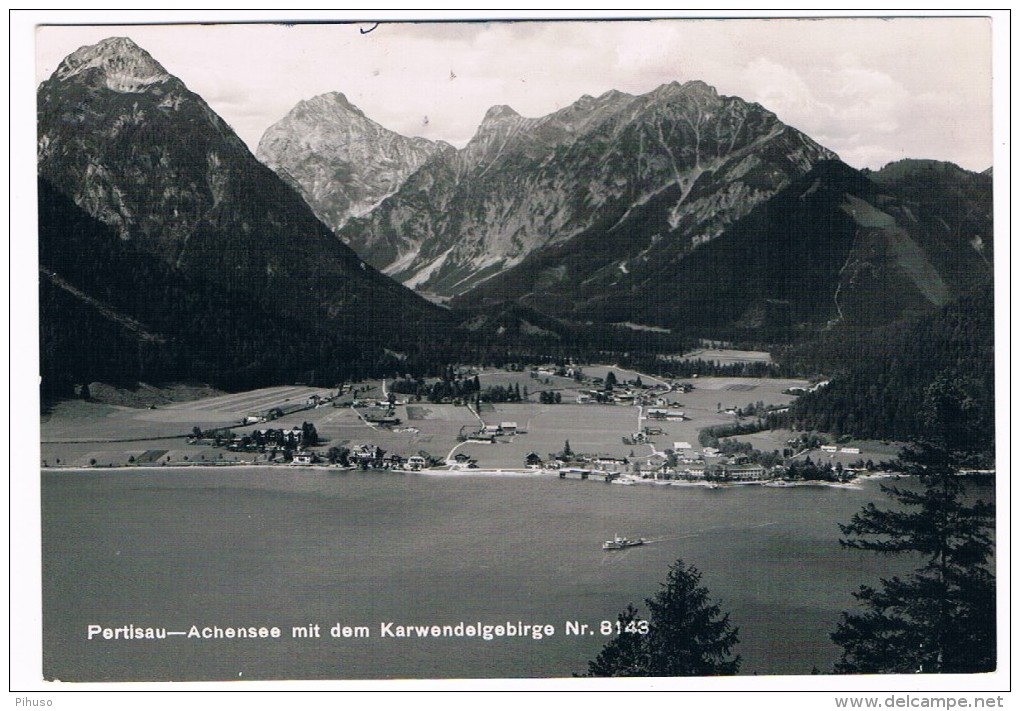 Ö-1935      PERTISAU : Achensee Mit Dem Karwendelgebirge - Achenseeorte