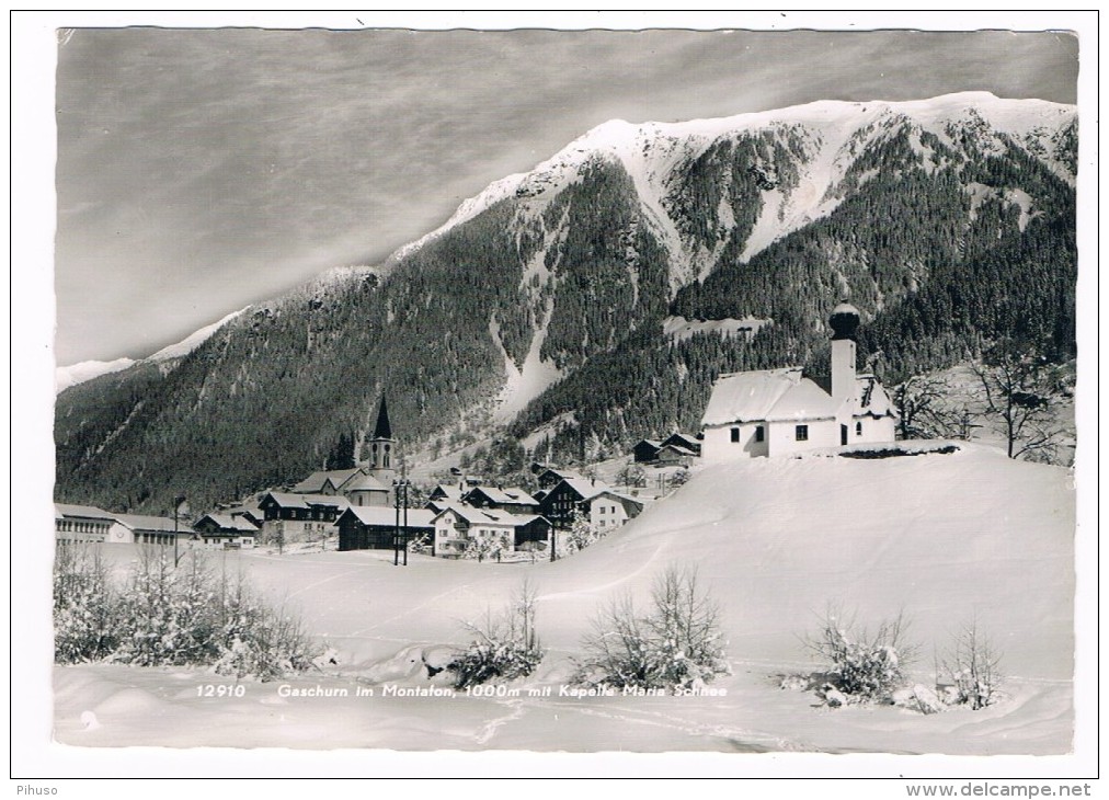 Ö-1942      GASCHURN Im MONTAFON : Kapelle Maria Schnee - Bludenz