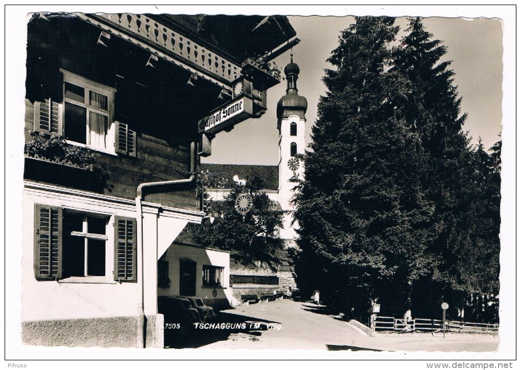 Ö-1948      TSCHAGGUNS : Gasthof Sonne - Bludenz