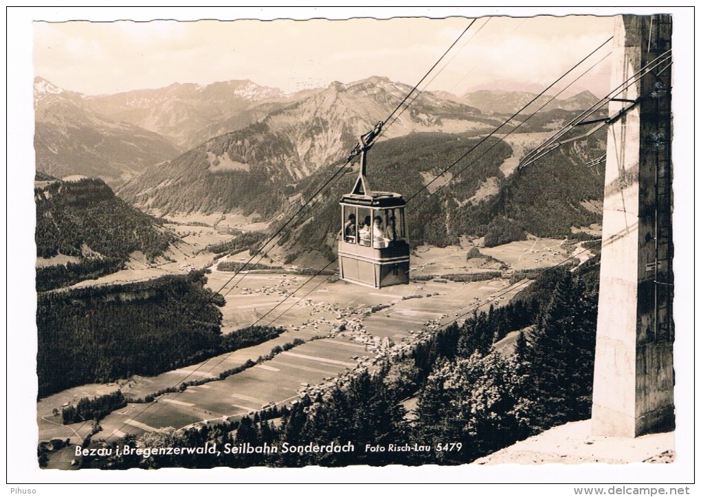 Ö-1952     BEZAU : Seilbahn Sonderdach - Bregenzerwaldorte