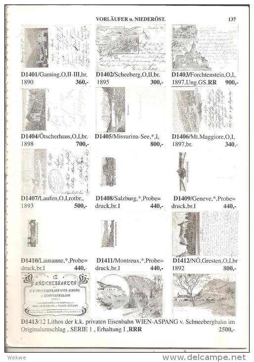 Österreich, Ansichtskarten (Abbildungen) Geordnet Nach Bundesländern 1890-28 - Libri & Cataloghi