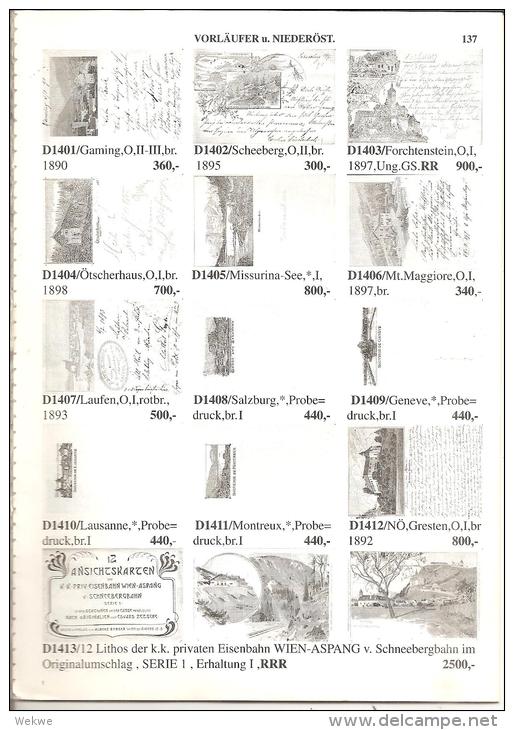 Österreich, Ansichtskarten (Abbildungen) Geordnet Nach Bundesländern 1890-28 - Bücher & Kataloge