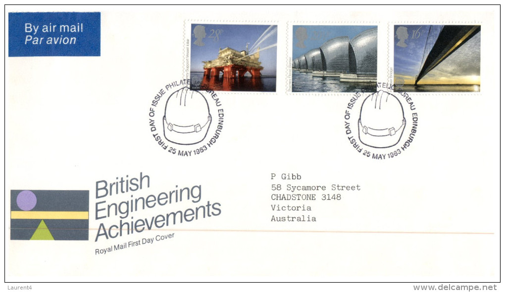 (PH 261) England FDC Cover - 1983 - Engineering - 1981-1990 Decimal Issues