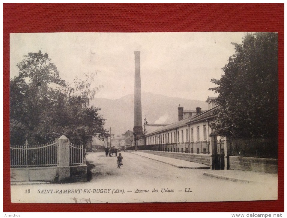 01 Ain St SAINT RAMBERT EN BUGEY 13 Avenue Des Usines - Non Classés