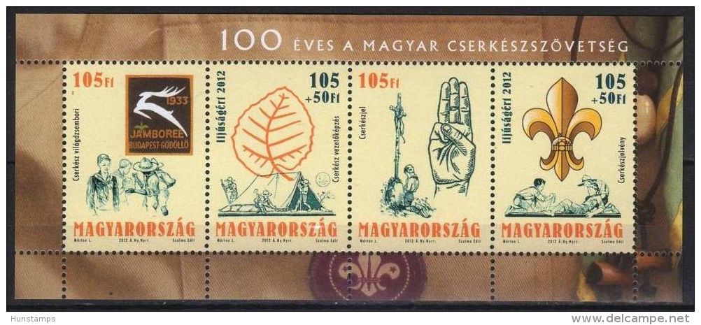 Hungary 2012. Youth - Scouth / Jamboree Sheet MNH (**) - Unused Stamps