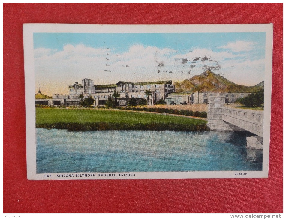 - Arizona > Phoenix  Arizona Biltmore 1935  Cancel -ref 1290 - Phoenix