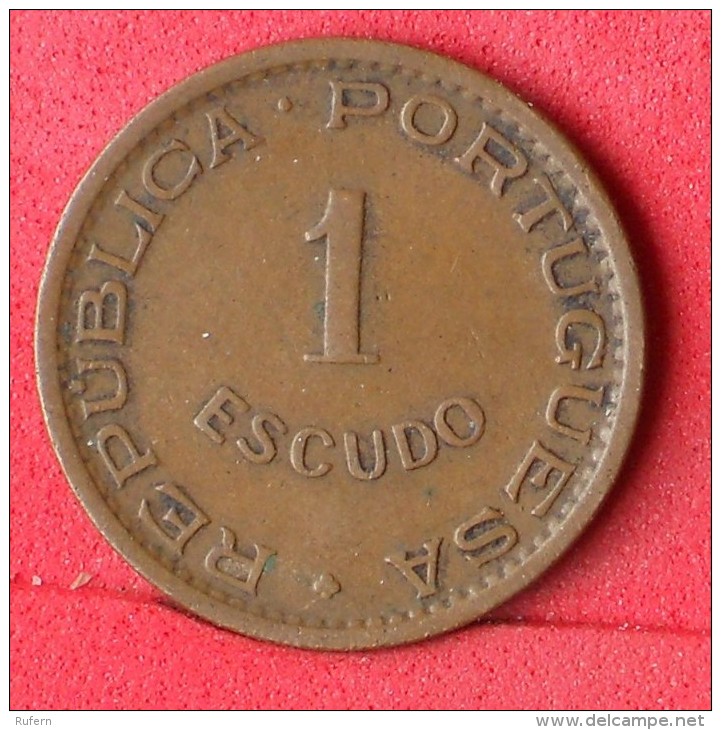 ANGOLA  1  ESCUDOS  1963   KM# 76  -    (Nº06260) - Angola