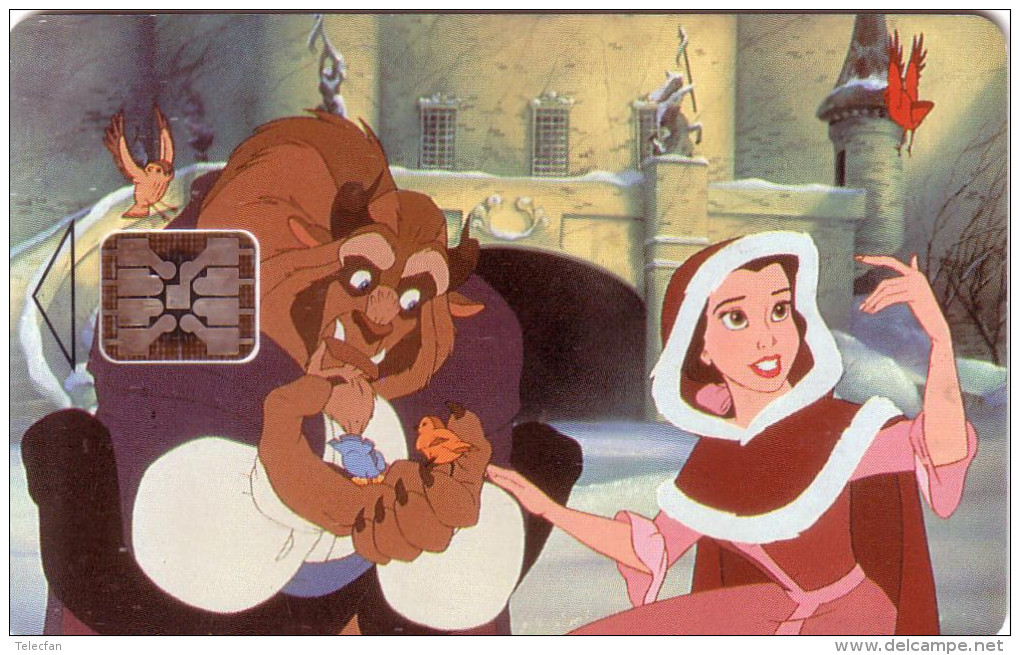 CARTE JEU GAME CARD DISNEY BELLE ET LA BETE BEAUTY BEAST 15U SC5 UT - Jeux