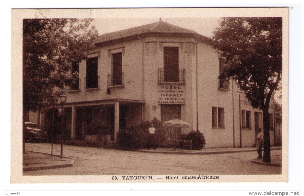 CPSM Algérie, Yakouren (Alger), Hôtel Suisse-Africaine, Début Des Années 1950 - Alger