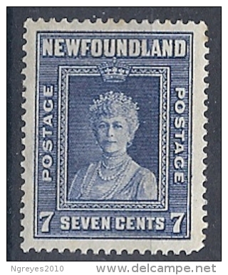 140012029  NEWFOULAND (TERRANOVA)  YVERT    Nº  222B  D 12 1/2  */MH - 1908-1947