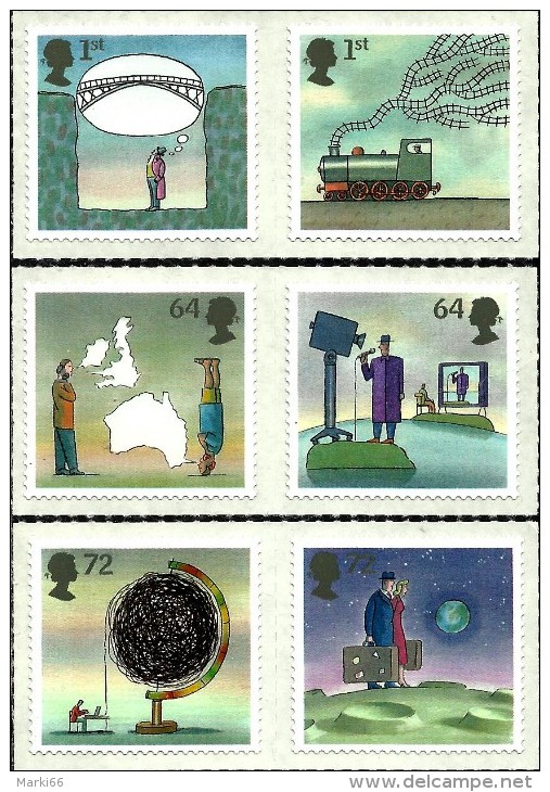 Great Britain - 2007 - World Of Invention - Mint Self-adhesive Stamp Set - Neufs