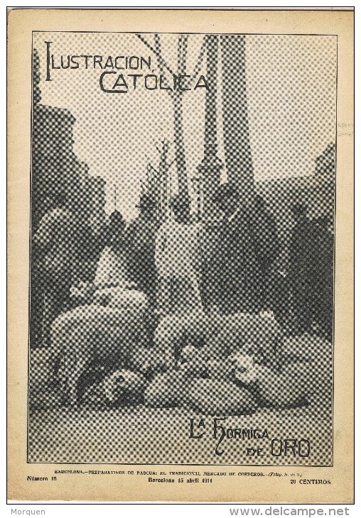 7935. Publicacion La HORMIGA De ORO. Barcelona 1911, Num 15 - [1] Tot 1980